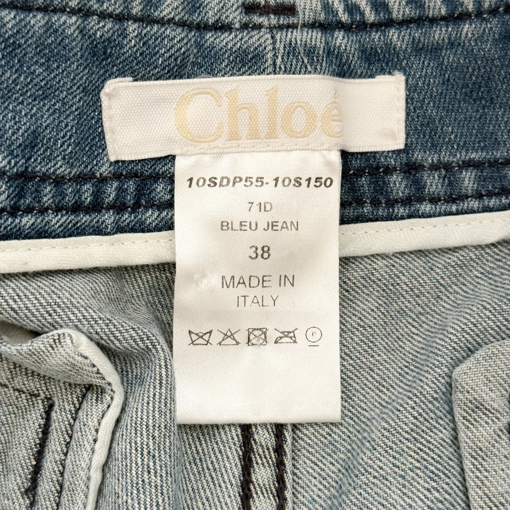 Chloe デニム 38 Chloé Iconic Vintage Mid Wash Jeans (XS-S) — sororité.